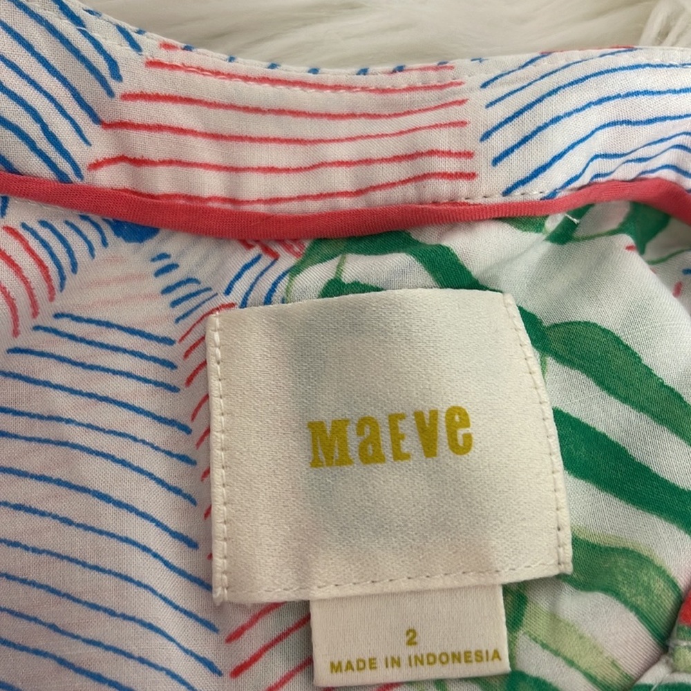 Maeve Sunseeker Sleeveless Tank in Umbrella Print - Picture 6 of 6